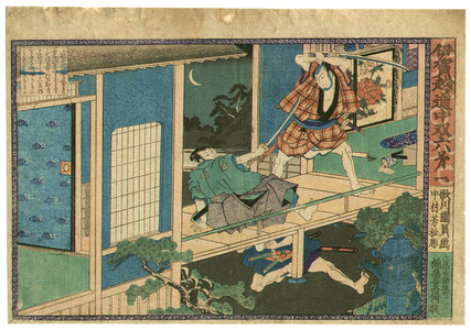 Utagawa Kunikazu: Act 1 - Igagoe Dochu Sugoroku - Artelino