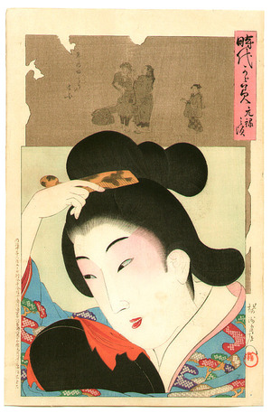 Toyohara Chikanobu: Tenroku - Jidai Kagami - Artelino