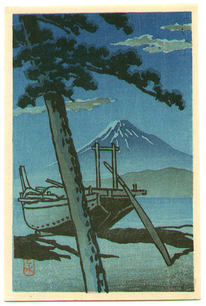 Kawase Hasui: Pine Beach at Miho - Artelino