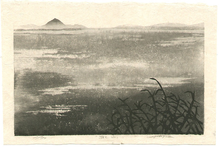 Katsuyama Masanori: Lake and Mountain - Artelino