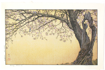 Yoshida Toshi: Cherry Blossoms - Artelino
