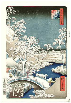 Utagawa Hiroshige: Meguro - Meisho Edo Hyakkei - Artelino