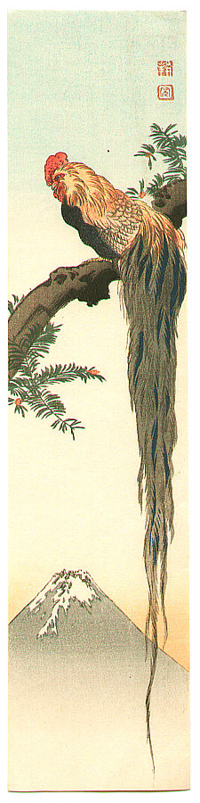 Koho: Long Tailed Rooster - Artelino