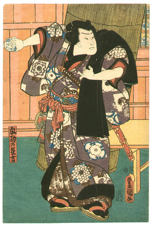 Utagawa Kunisada: Sumo Wrestler Chokichi - Artelino