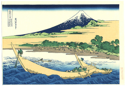 Katsushika Hokusai: Ushibori - Fugaku Sanju-rokkei - Artelino