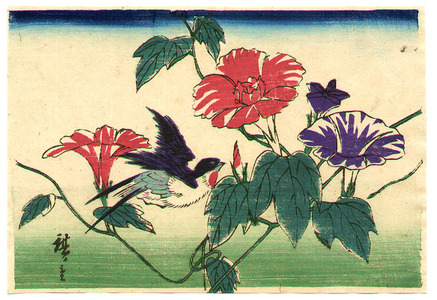 Utagawa Hiroshige III: Bird on Morning Glories - Artelino