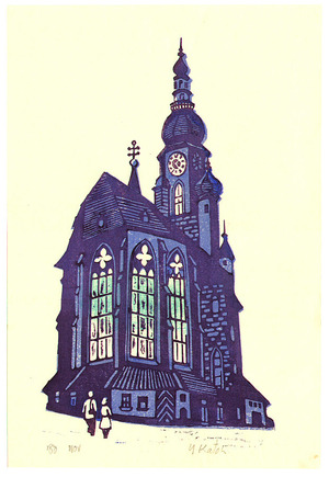 Kato Yasu: Holy Ghost Church in Heidelberg - Artelino