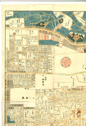 Unknown: Map of Komagome in Edo era - Owariya Edition - Artelino