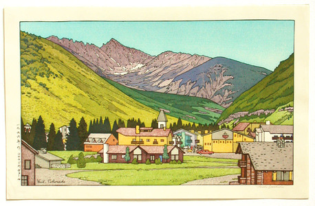 Yoshida Toshi: Town of Vail, Colorado - Artelino