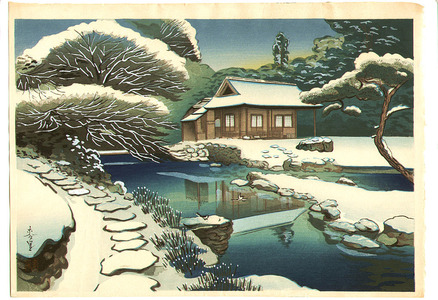 Ono Bakufu: Tea House in the Snow - Artelino