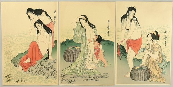 Utagawa Hiroshige: Meisho Edo Hyakkei - Senju no Ohashi - Artelino