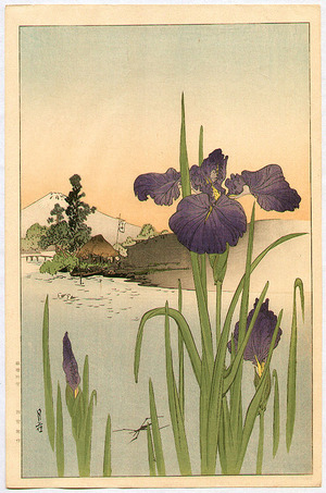 Yoshimoto Gesso: Iris on the Riverside - Artelino