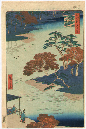 Utagawa Hiroshige: Akiba Shrine, Ukeji - One Hundred Famous Views of Edo - Artelino