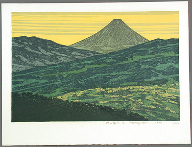 Kitaoka Fumio: Viewing Mt.Fuji from a Pass - A - Artelino