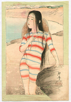 Tsukioka Kogyo: Beach Girl - Artelino