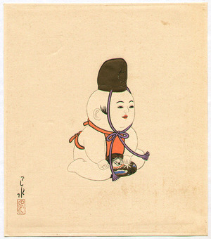 Kawase Hasui: Doll with Cap - Doll Series - Artelino