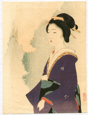 Takeuchi Keishu: Lady in Purple - Artelino