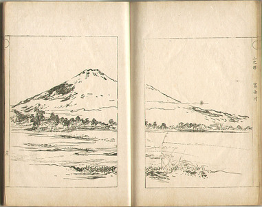 Japanese Print "Sketches by Gekko - Irohabiki Gekko Manga Vol.5 of 1st Set e-hon" by Ogata Gekko, 尾形月耕 (Ogata Gekko)