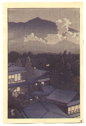 Kawase Hasui: Clouds and Mountain Resort - Artelino
