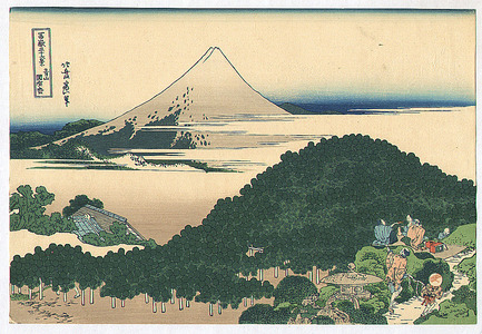 Katsushika Hokusai: Aoyama - Thirty-six Views of Mt.Fuji - Artelino