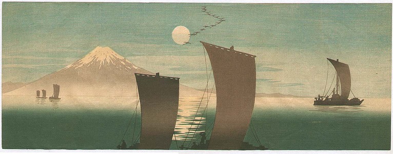 Unknown: Mt. Fuji and Boats - Artelino