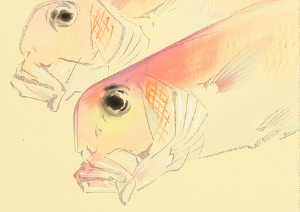 Takeuchi Seiho: Fish - Artelino