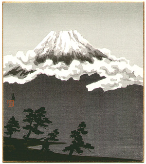 Tokuriki Tomikichiro, 徳力富吉郎 (Tokuriki Tomikichiro)による浮世絵「Mt. Fuji」