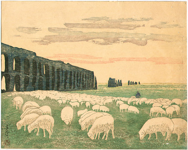 Yamagishi Kazue: Sheep and Roman Water Conduits - Artelino