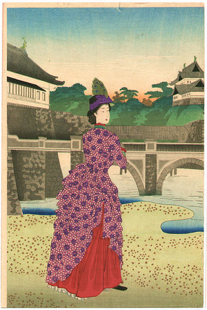 Toyohara Chikanobu: Meiji Emperor and Empress - Artelino