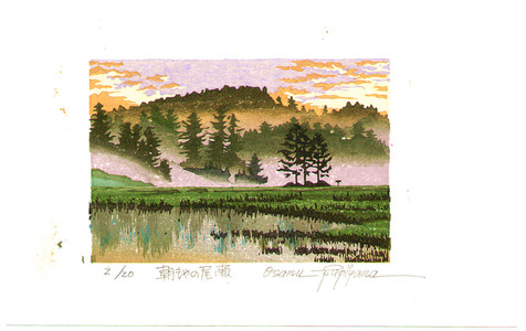 Morozumi Osamu: Oze in the Morning Mist - Japan - Artelino