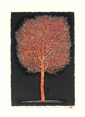 小野忠重: One Tree (2) Red - Artelino