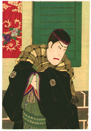Toyohara Kunichika: Black Ships and Black Money - Kabuki - Artelino