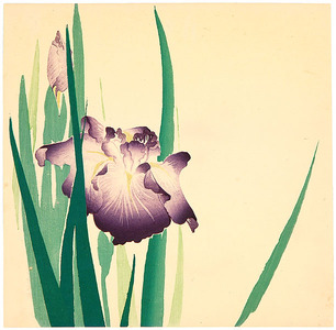 日本版画 "Irises" 由 Unknown, 無款 (null) 创作