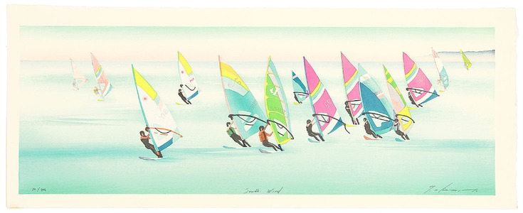 Okamoto Ryusei: Wind Surfers - South Wind - Artelino
