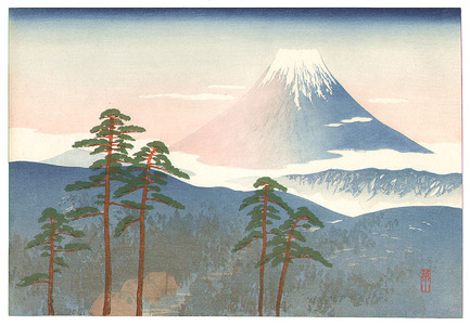 日本版画 "Mt. Fuji" 由 Unknown, 無款 (null) 创作