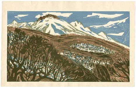 Koguchi Ichiro: Remaining Snow at Nasu - Artelino