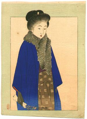 武内桂舟: Lady with Fur - Artelino