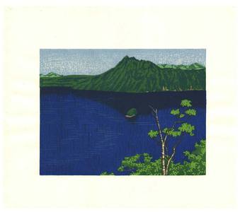 Omoto Yasushi: Twenty-one Views of Ezo - Lake Mashu - Artelino