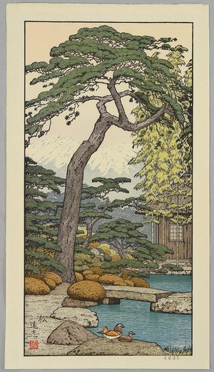 Yoshida Toshi: Pine Tree - Artelino