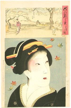 Toyohara Chikanobu: Genji - Jidai Kagami - Artelino
