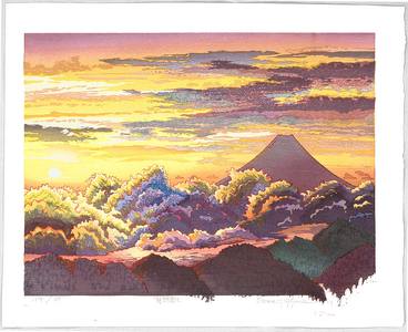 両角修: Sunrise at Mt. Fuji - Japan - Artelino