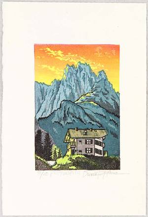 両角修: A Lodge on the Dolomites - Italy - Artelino