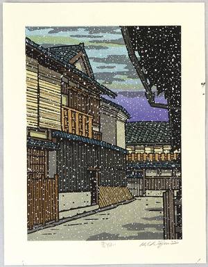 Nishijima Katsuyuki: Snow in Gion - Artelino