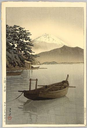 Kawase Hasui: Mt.Fuji Seen from Nagahama - Artelino