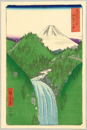 Utagawa Hiroshige: Izu Mountains - Thirty-six Views of Mt.Fuji - Artelino