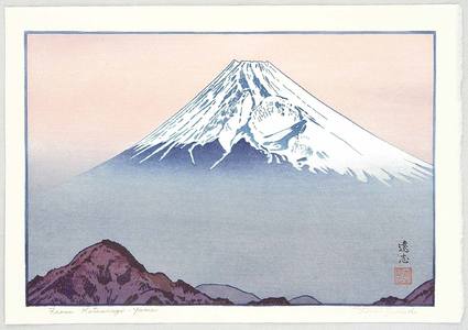 吉田遠志: Mt. Fuji from Mt. Katsuragi - Artelino