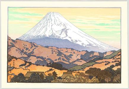 Yoshida Toshi: Mt. Fuji from Nagaoka, Cloud - Artelino