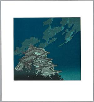 川瀬巴水: Himeji Castle - Twelve Famous Sceneries - Artelino