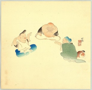Hasegawa Konobu: Three Lucky Gods - Artelino
