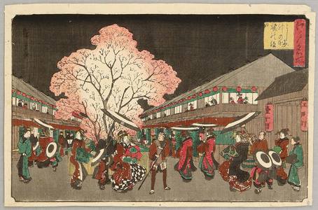 Utagawa Hiroshige: Yoshiwara - Edo Meisho - Artelino